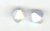 1 12mm Preciosa Matte Crystal AB Bicone